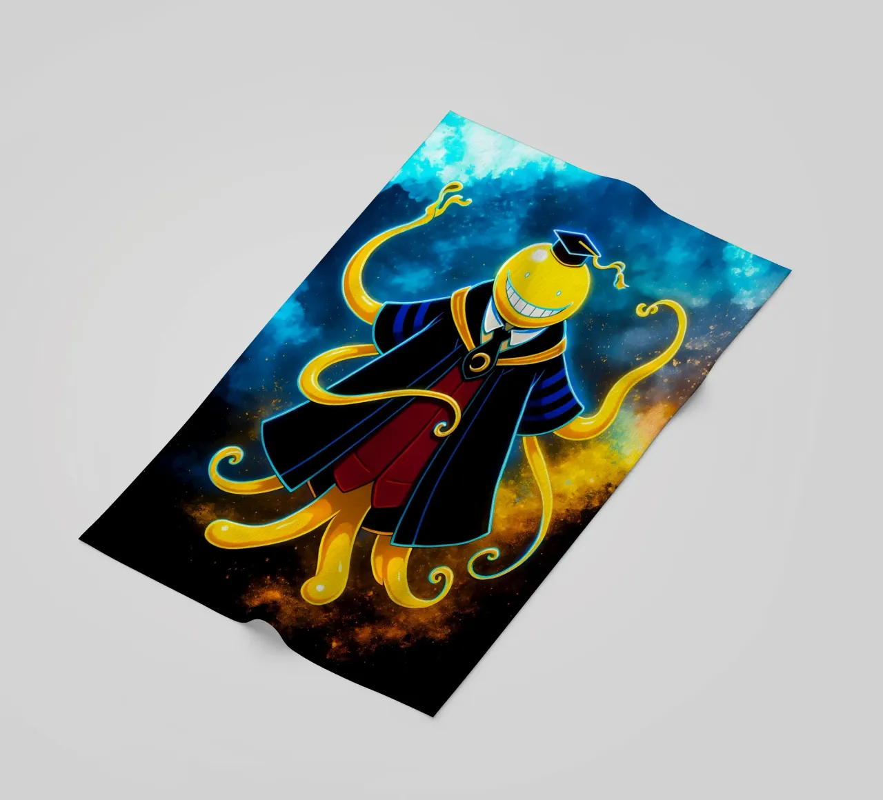Soul Of Korosensei beach towel by DGSoulheroes