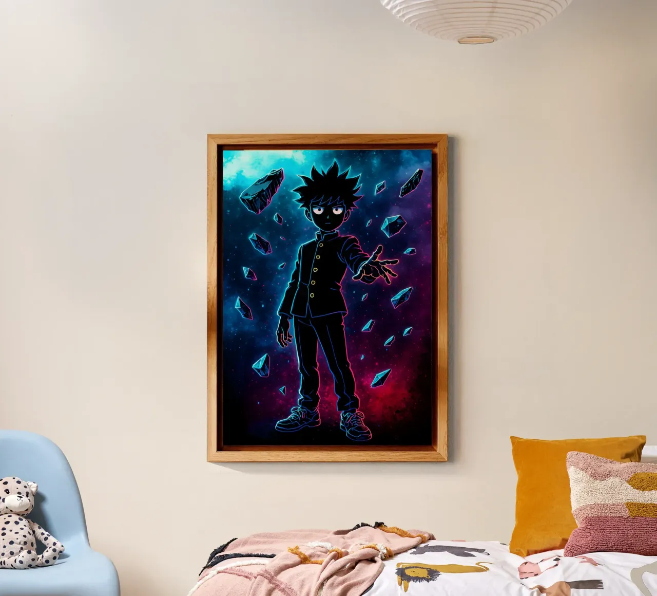 Soul Of Mob Psycho 100 Shigeo Kageyama alu-dibond by DGSoulheroes