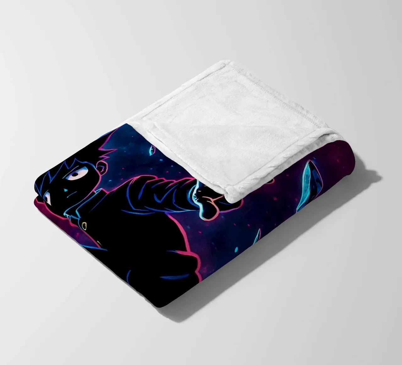 Soul Of Mob Psycho 100 Shigeo Kageyama fleece blanket by DGSoulheroes