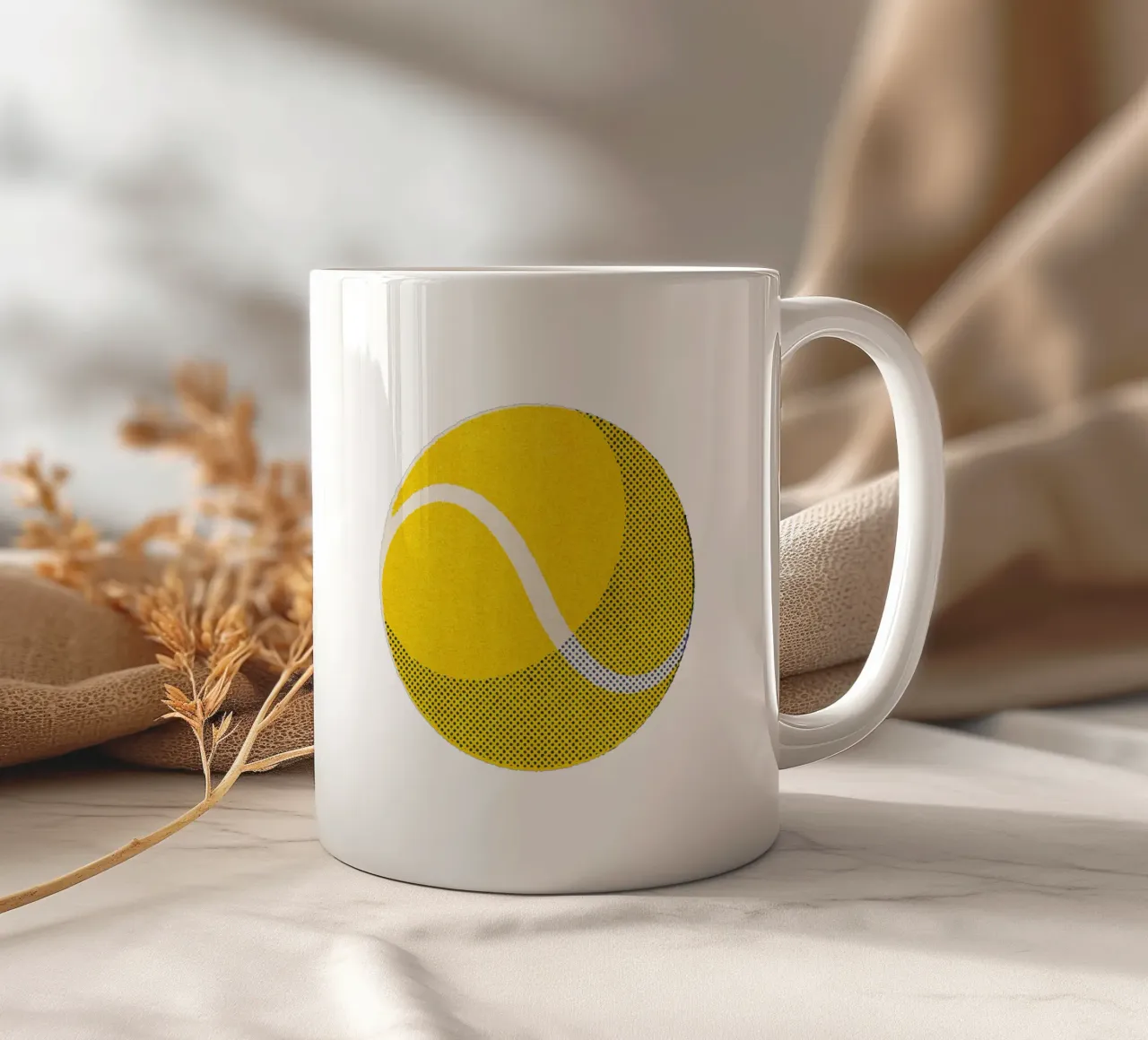 BALLS - Tennis - Clay Court - I Keramik Tasse von DANIEL COULMANN