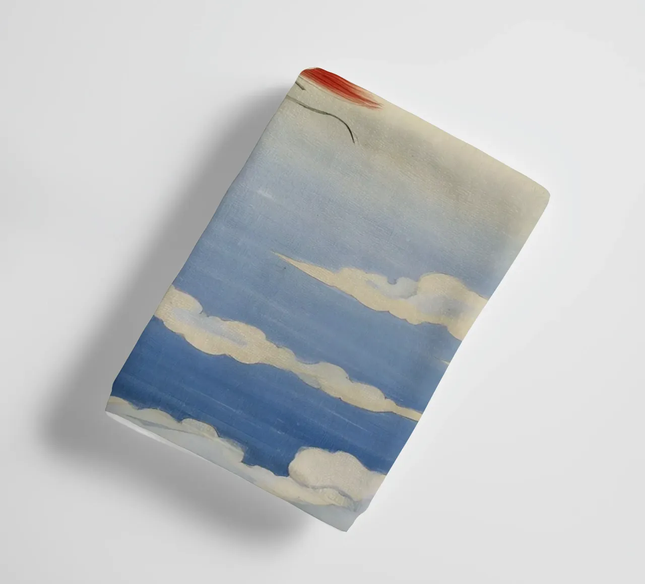 Artistic Fish: Sky & Sea Sardine Asian Seaside Escape Art towel by Kaji