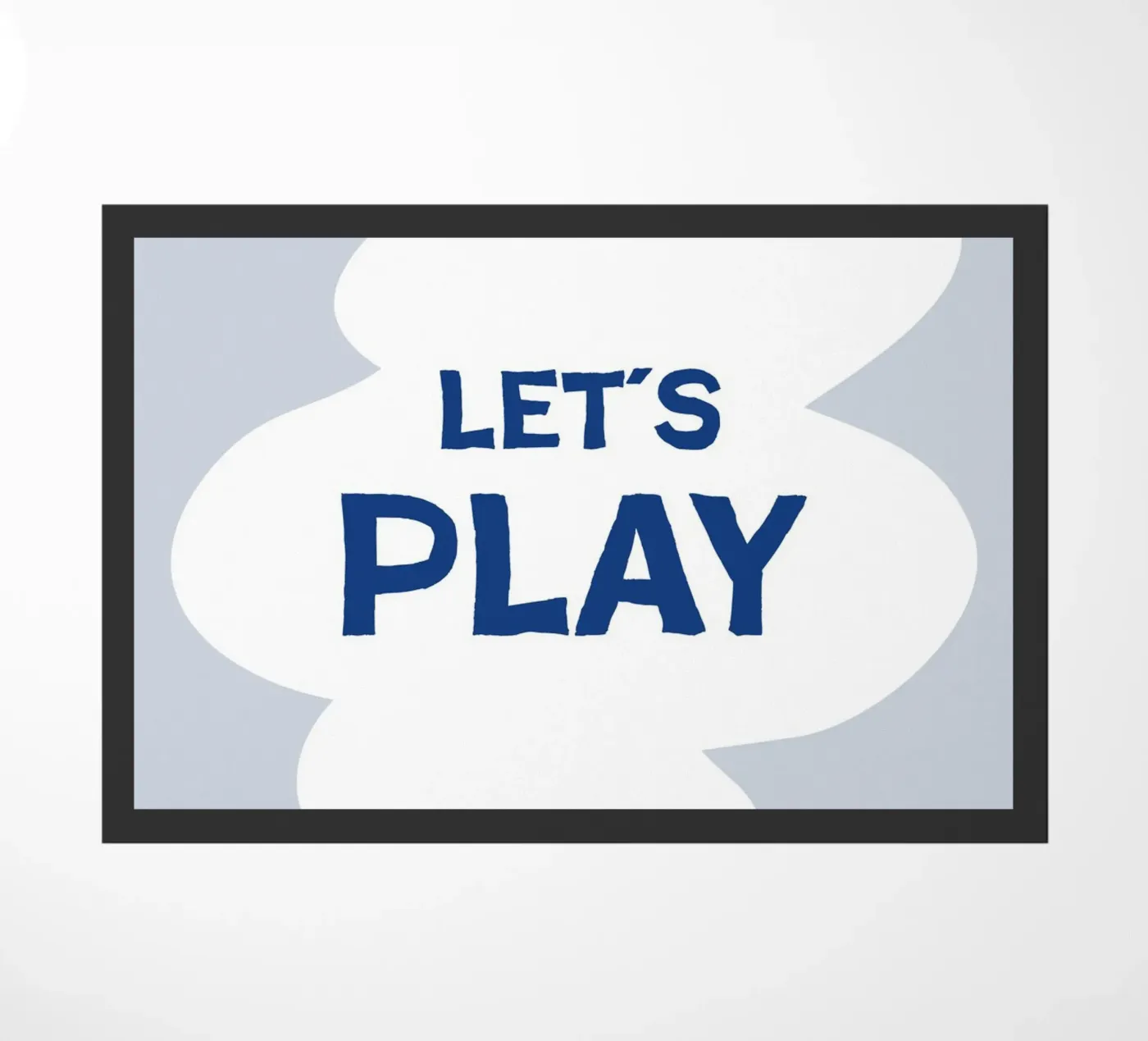 Let´s play deurmat van we line studio - art