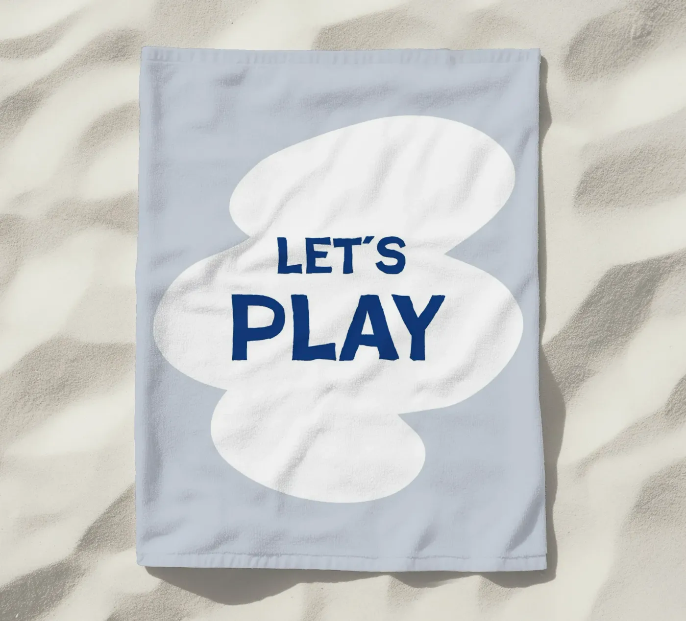 Let´s play serviette de plage de we line studio - art