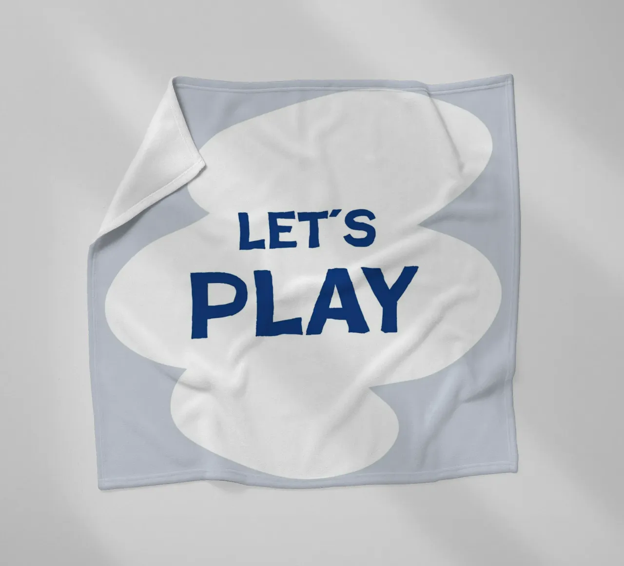 Let´s play Fleecedecke von we line studio - art