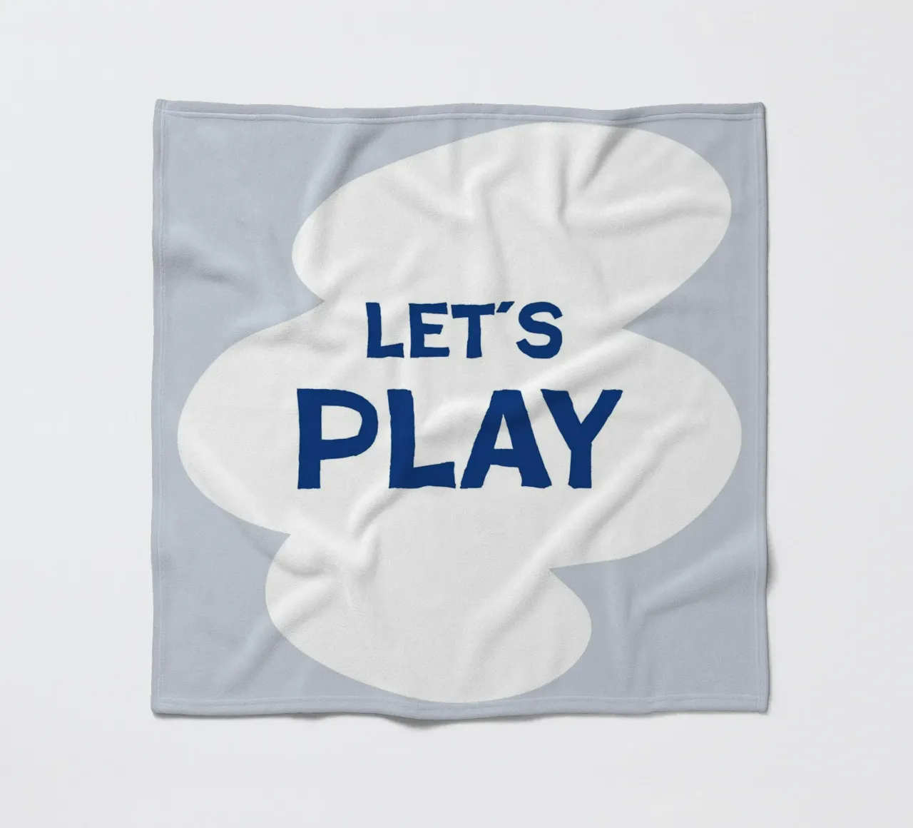 Let´s play Fleecedecke von we line studio - art