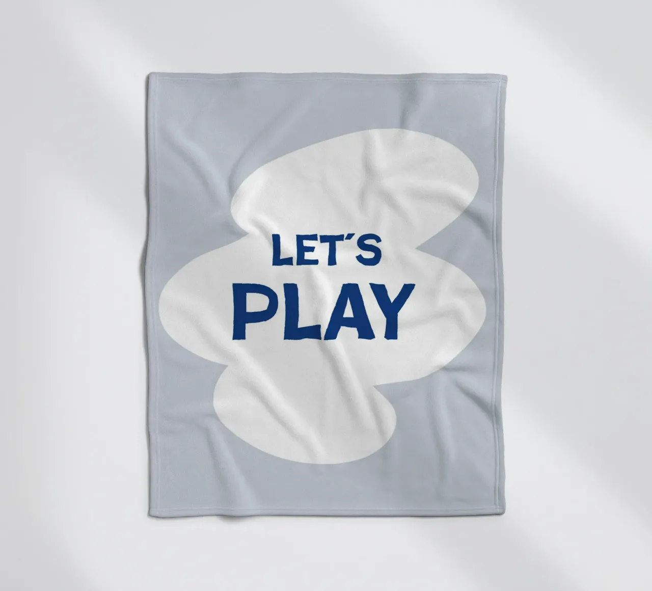 Let´s play Fleecedecke von we line studio - art