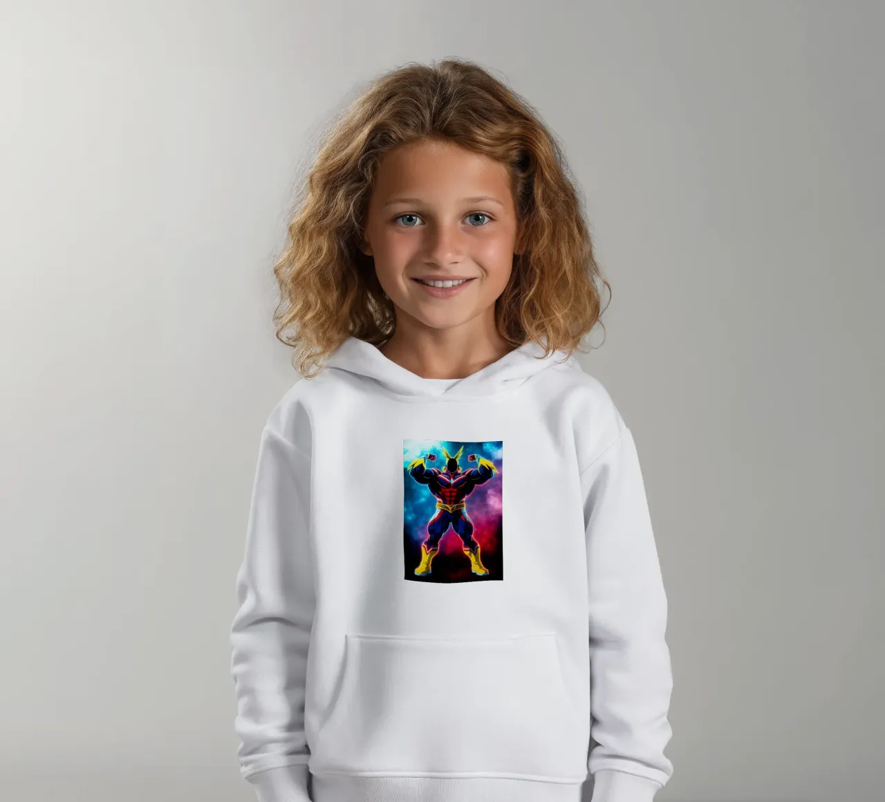 Soul Of my hero academia All Might felpa bambino con cappuccio da DGSoulheroes