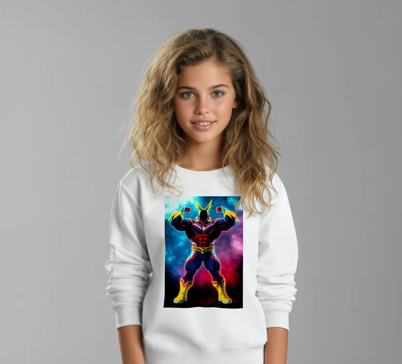 Soul Of my hero academia All Might felpa bambino da DGSoulheroes