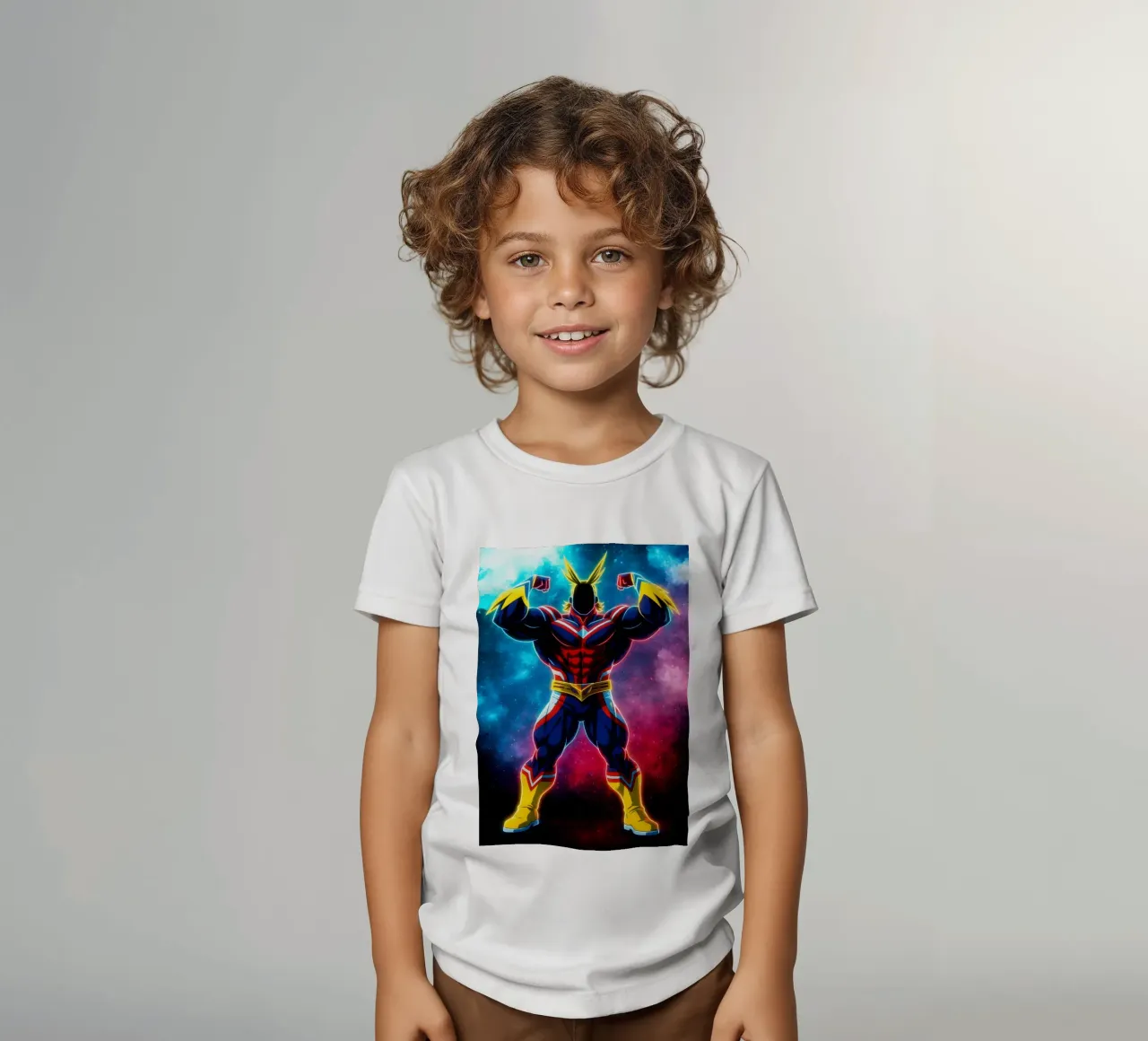 Soul Of my hero academia All Might t-shirt bambini da DGSoulheroes