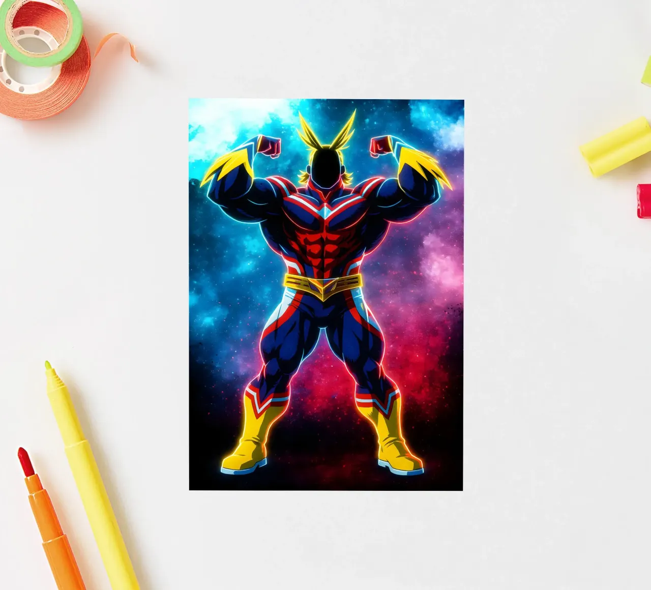 Soul Of my hero academia All Might adesivo da DGSoulheroes