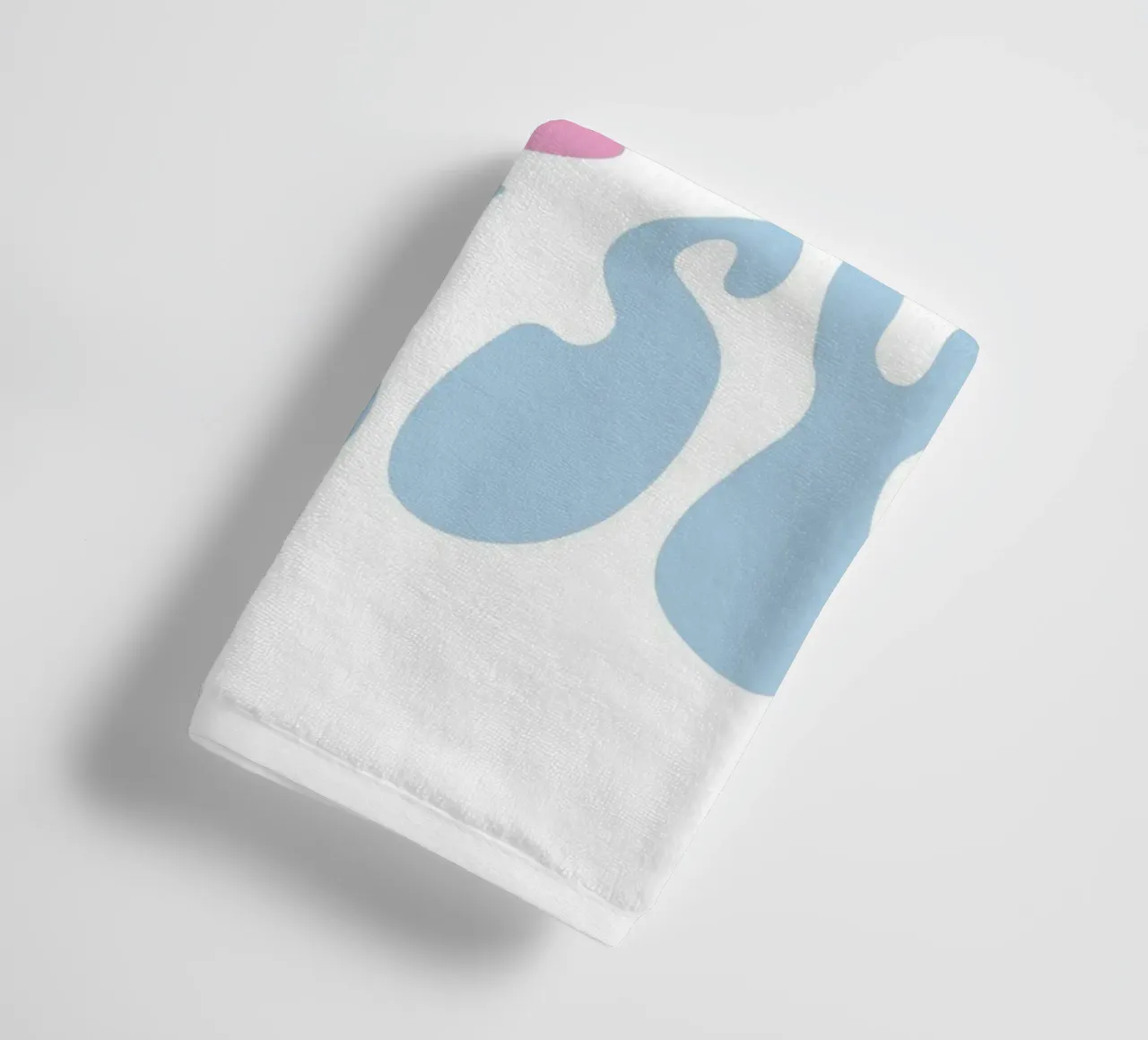 "Take It Easy" Groovy Abstract Chill Art Print towel by homdeco