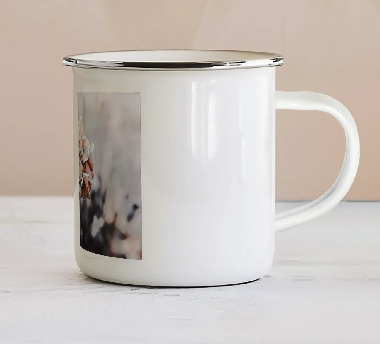 frozen enamel mug by Alina