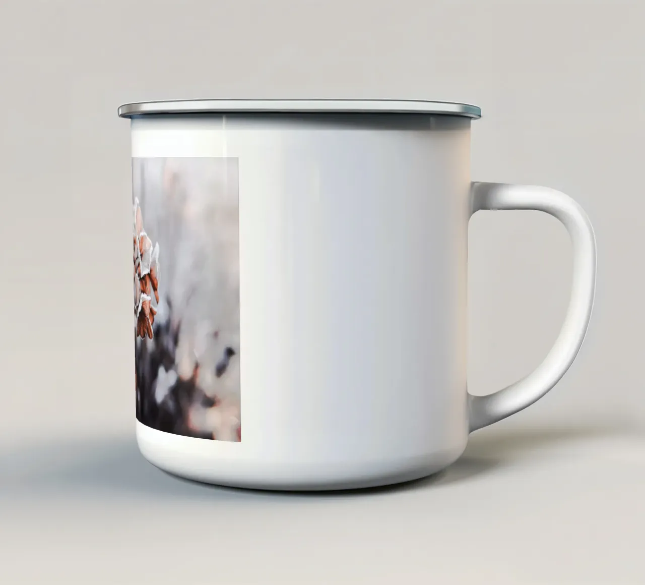 frozen enamel mug by Alina