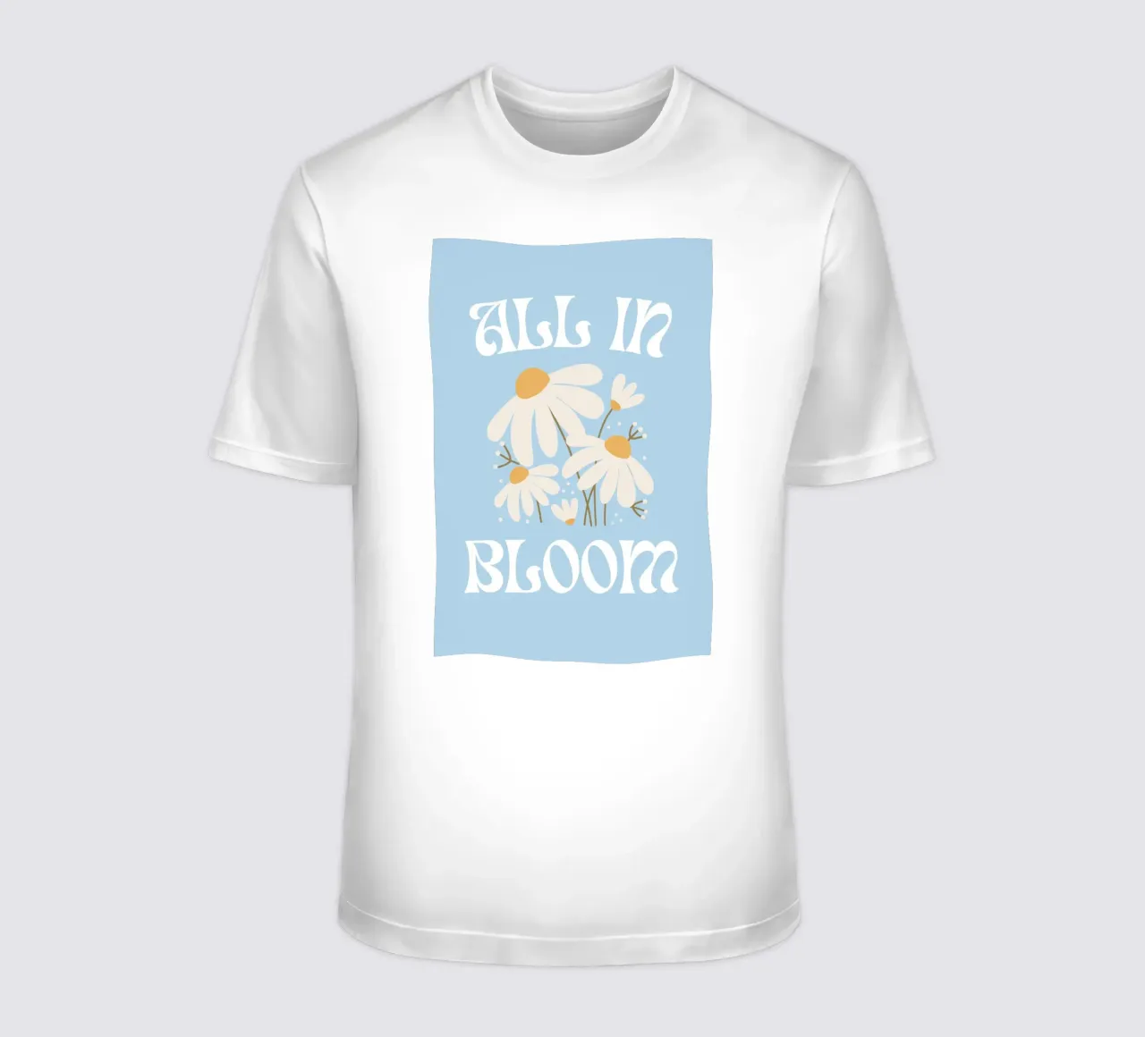 Stampa floreale "All In Bloom" Daisy t-shirt da homdeco