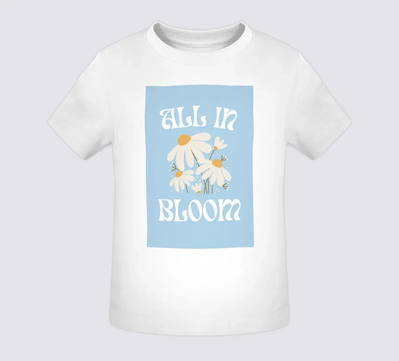 Stampa floreale "All In Bloom" Daisy maglietta neonato da homdeco