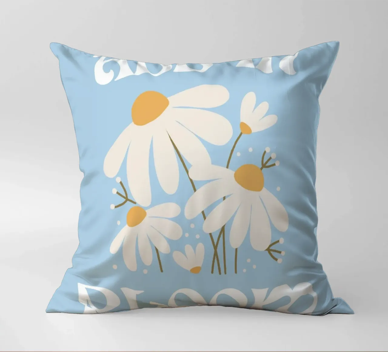 Stampa floreale "All In Bloom" Daisy cuscino da homdeco