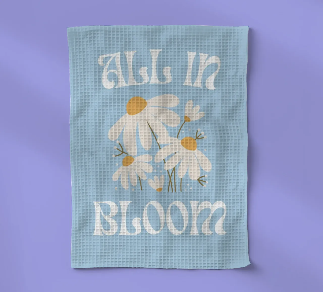 Stampa floreale "All In Bloom" Daisy canovaccio da cucina da homdeco