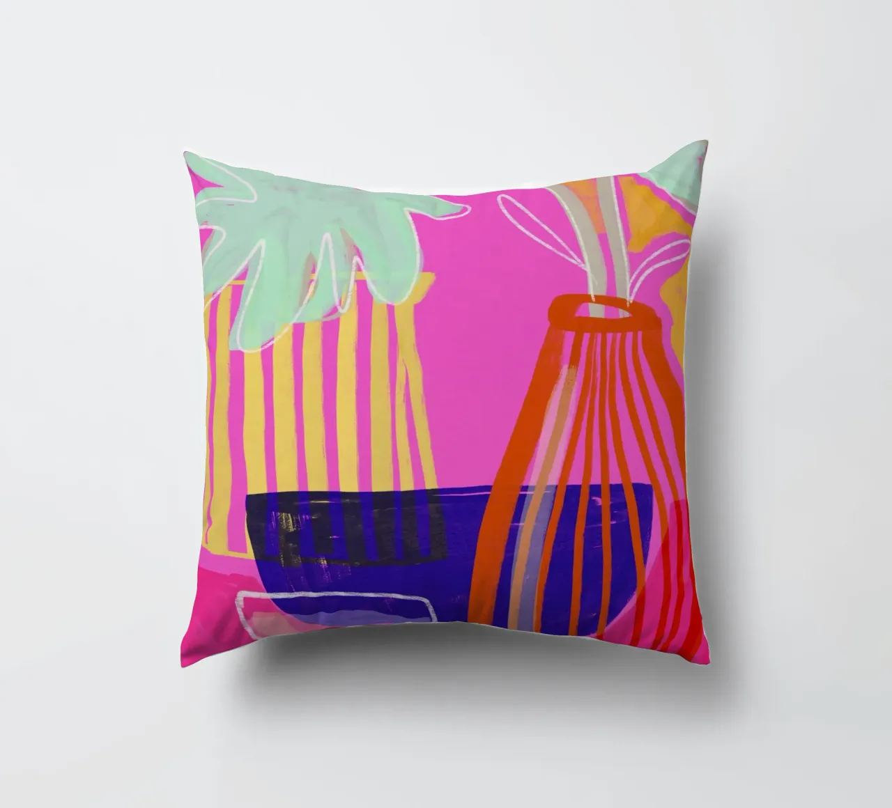 Neon Still Life No 7 cuscino da treechild