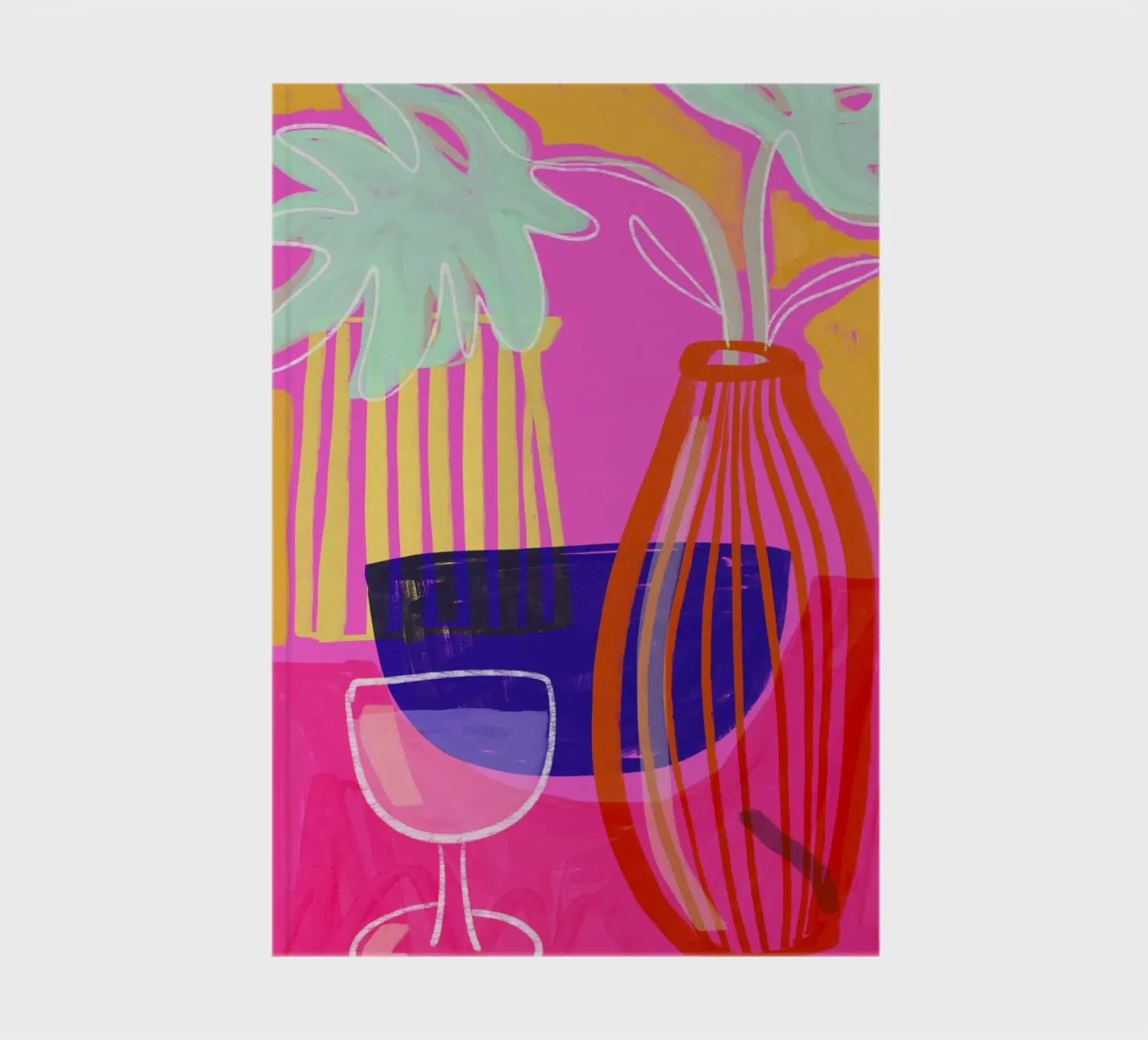 Neon Still Life No 7 notebook by treechild
