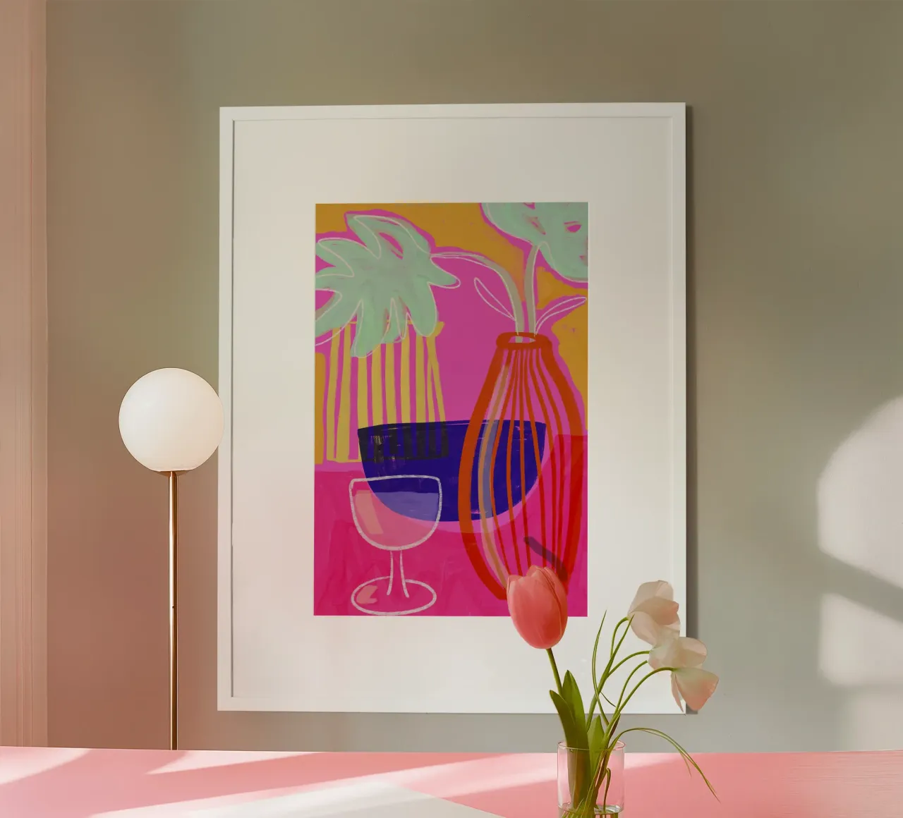 Neon Still Life No 7 carta hahnemühle da treechild