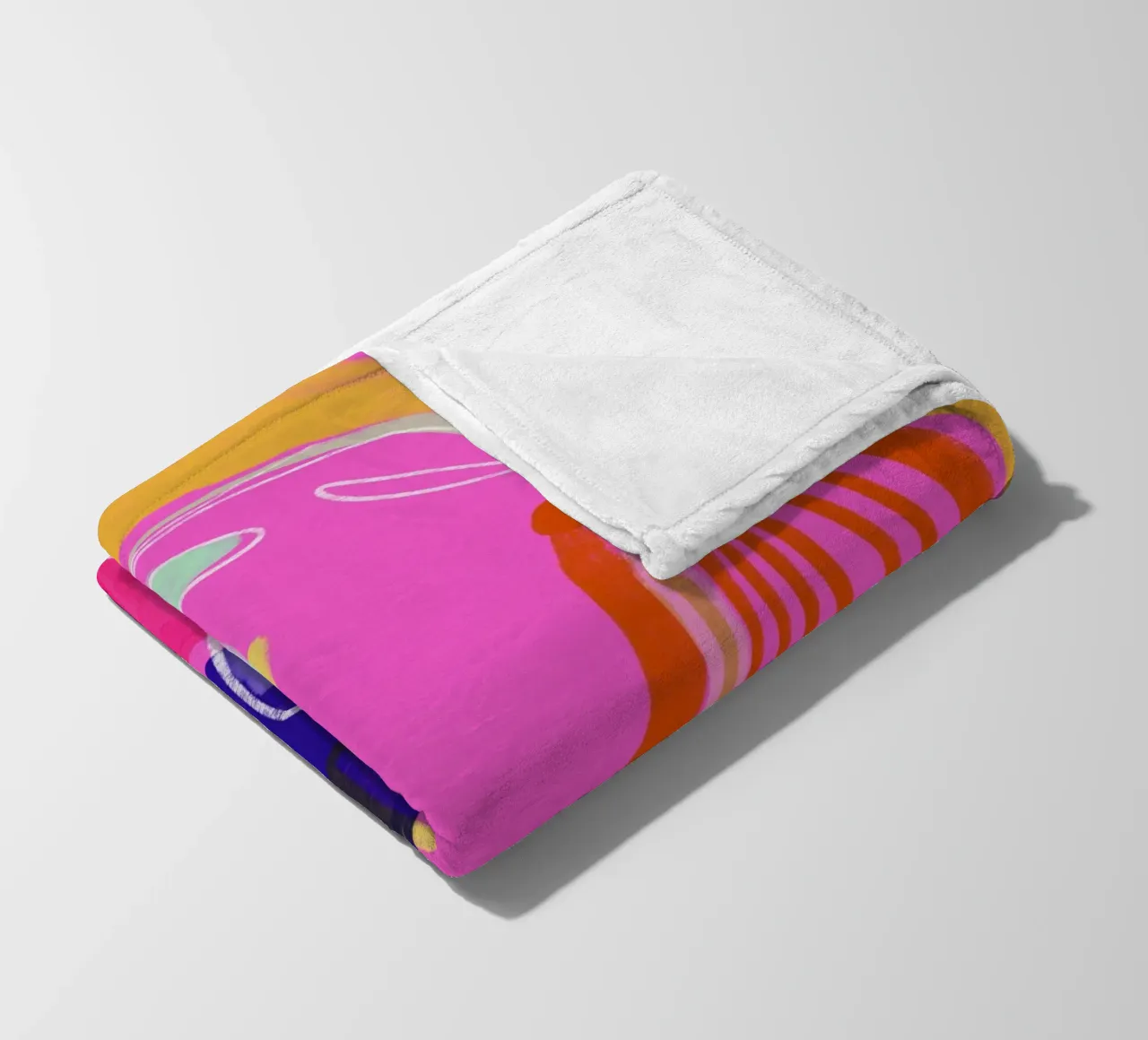 Neon Still Life No 7 coperta in pile da treechild