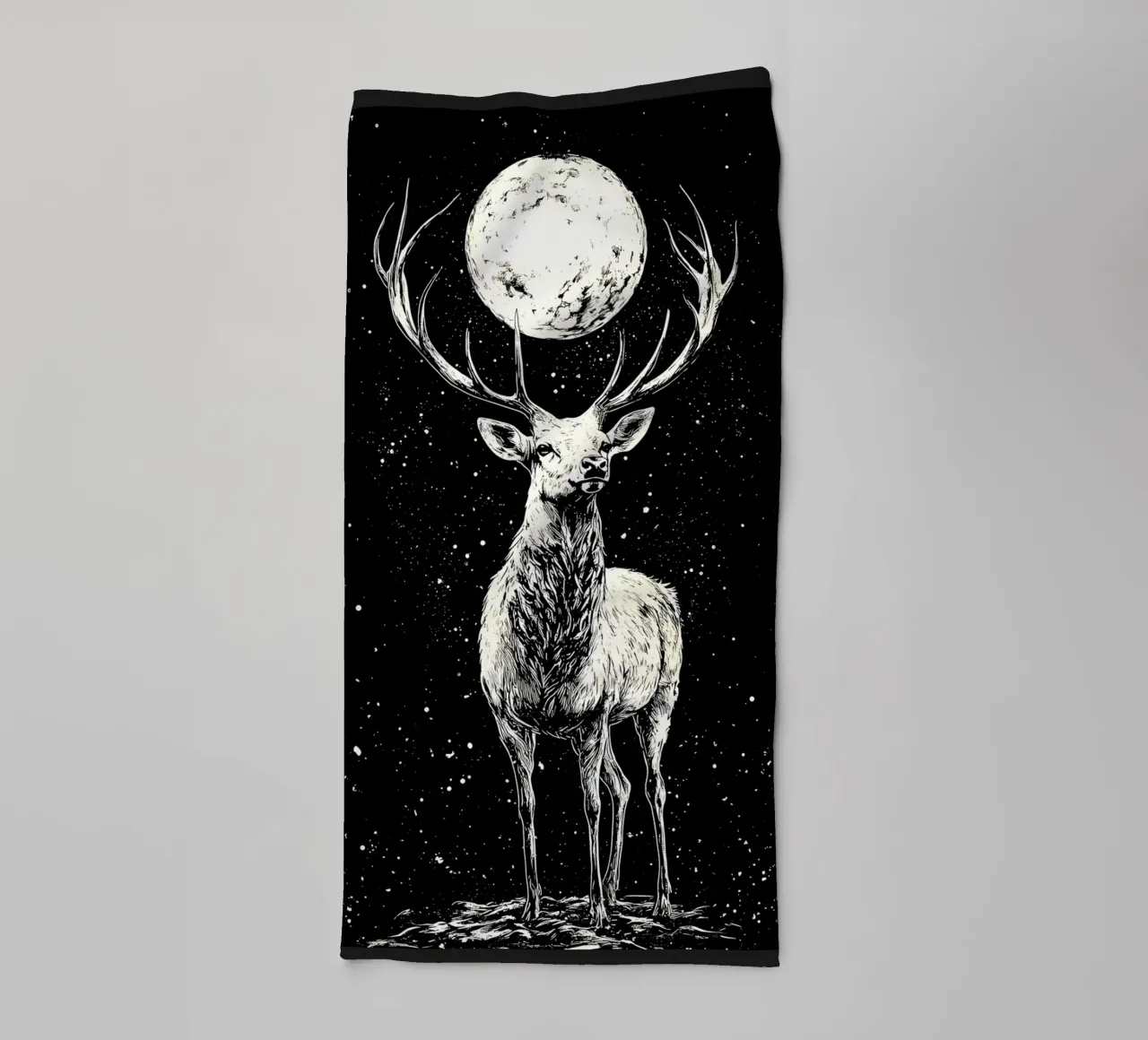 Cervi sotto la luna asciugamano da bagno da Shawna Studio