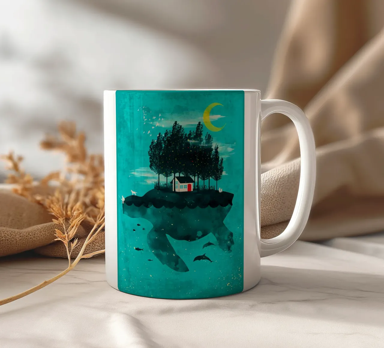 continuare ad andare avanti. tazza in ceramica da Shawna Studio