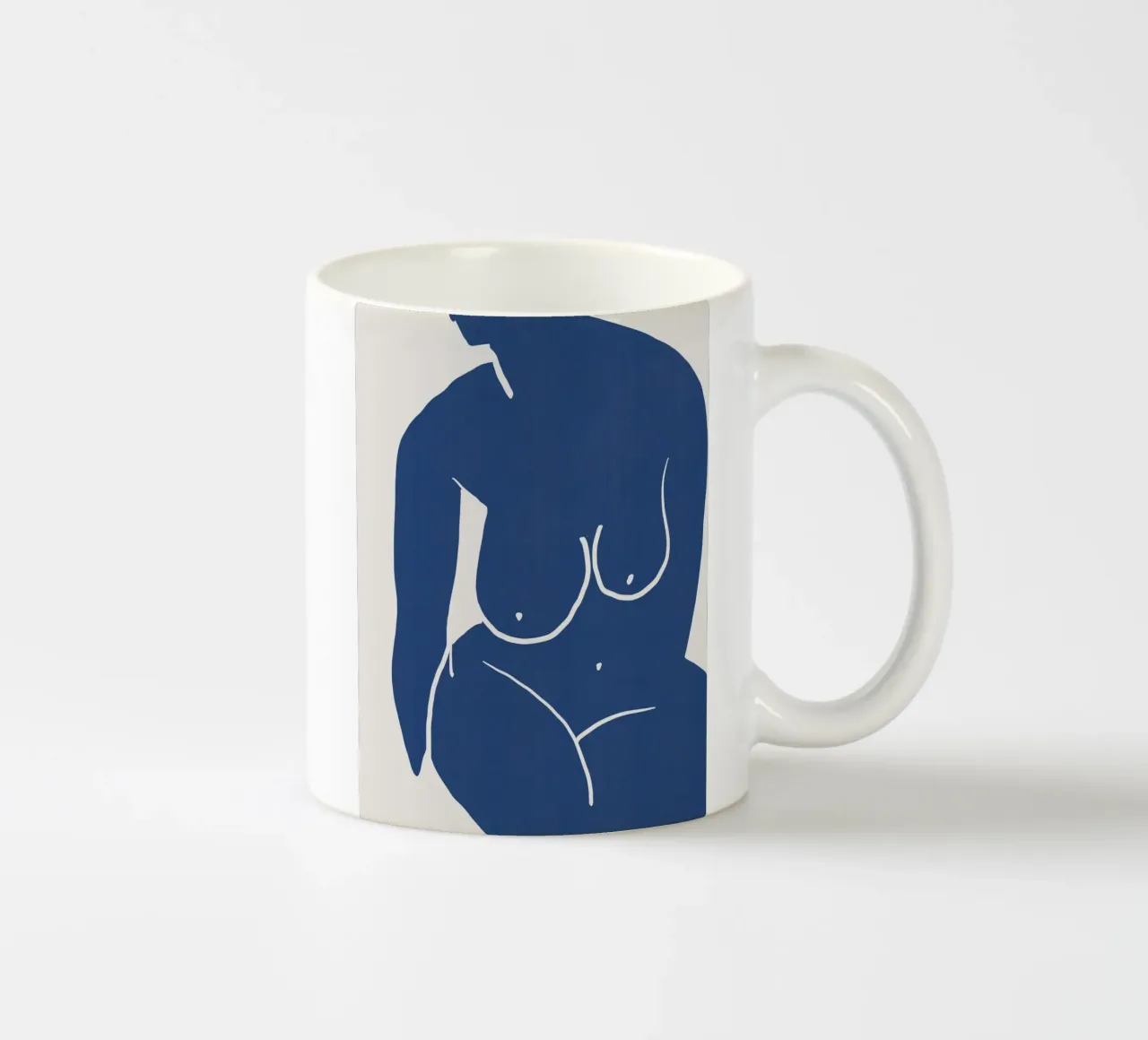 Modello in blu tazza in ceramica da Little Dean