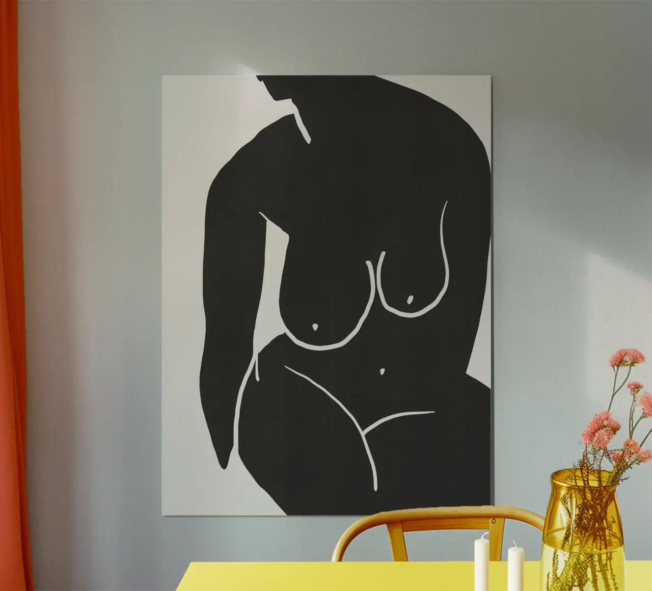 Modello in nero poster da Little Dean