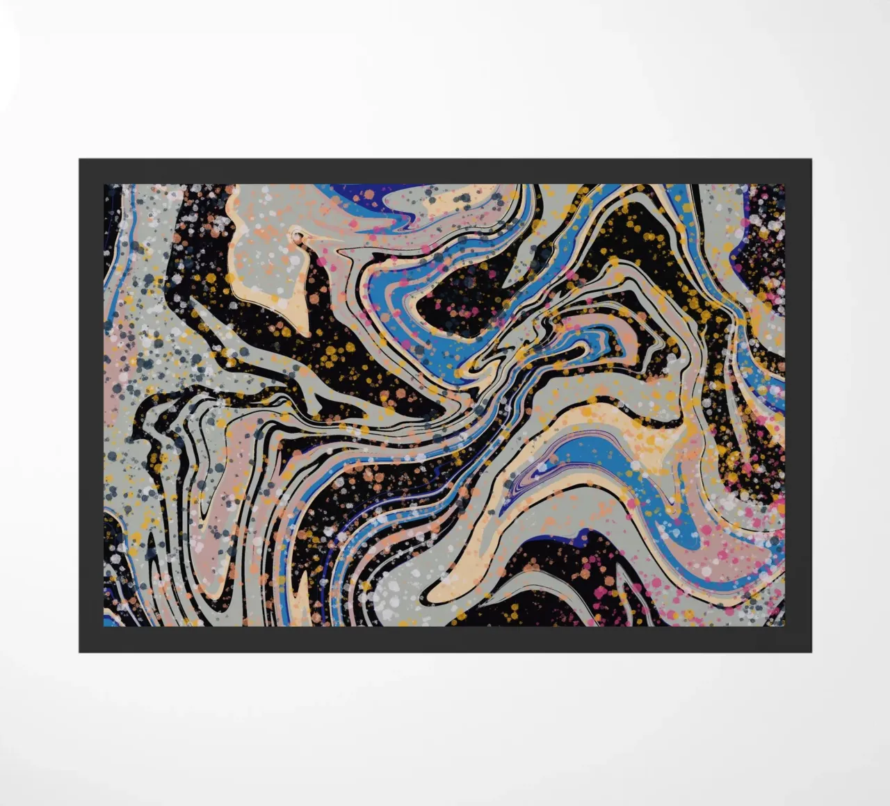 Marble flow doormat by Little Dean