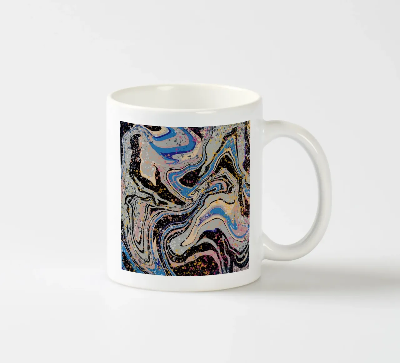 Flusso di marmo tazza in ceramica da Little Dean