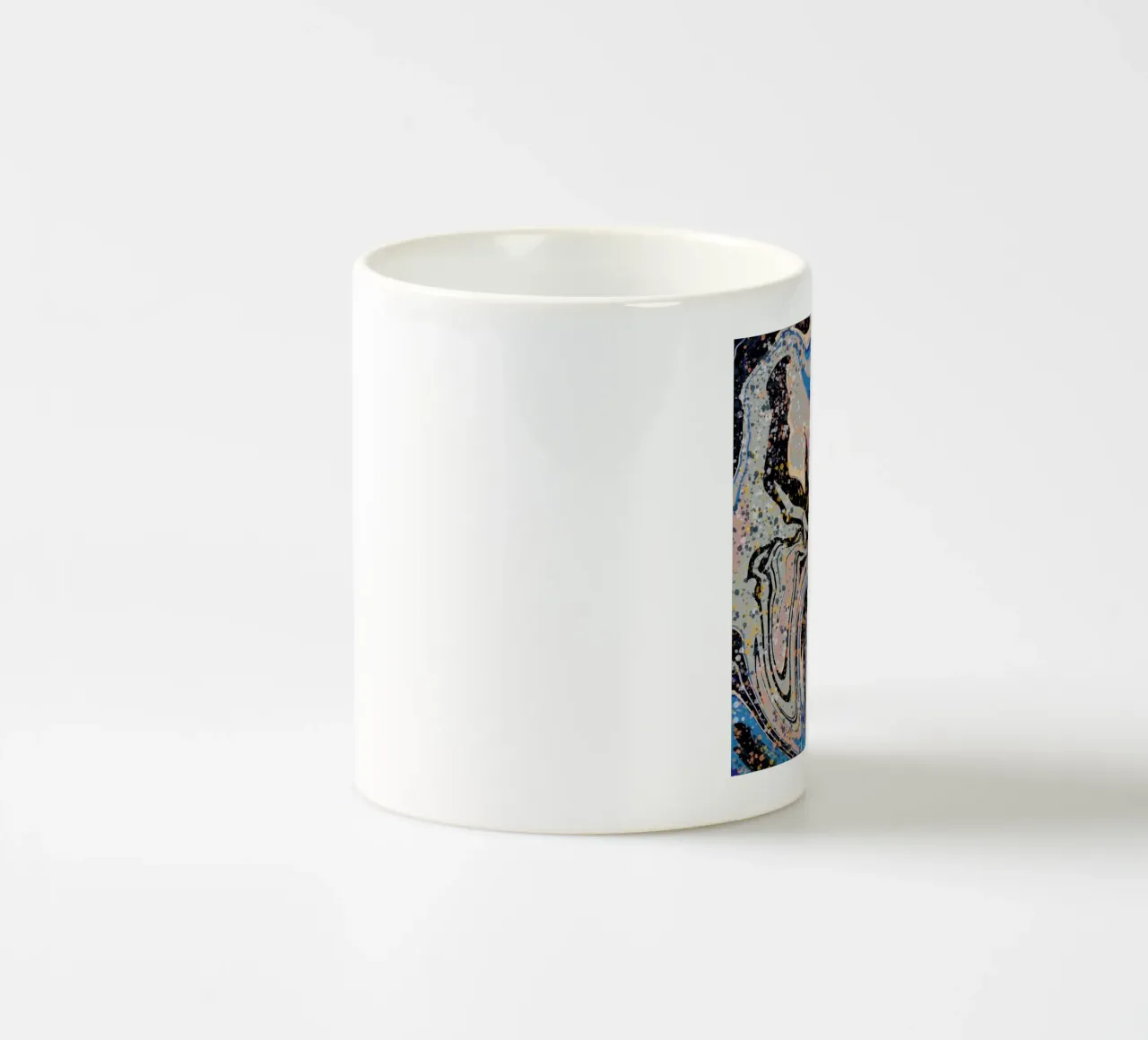 Flusso di marmo tazza in ceramica da Little Dean