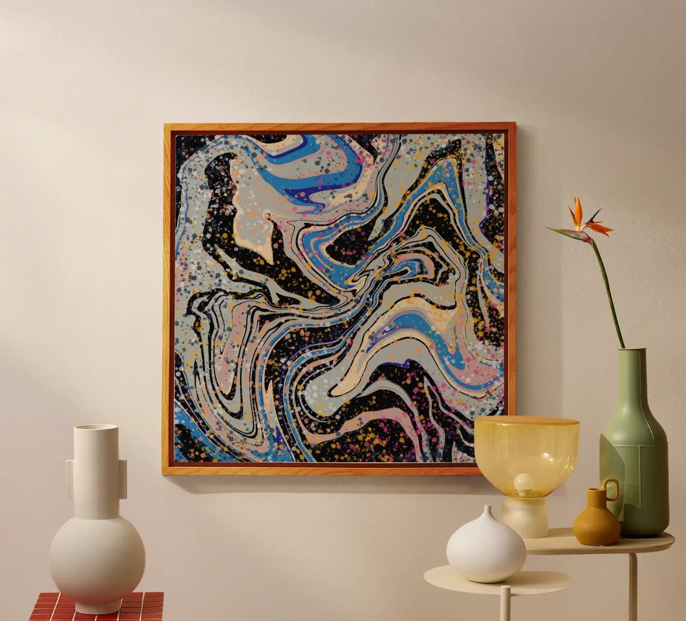 Flusso di marmo plexiglass da Little Dean