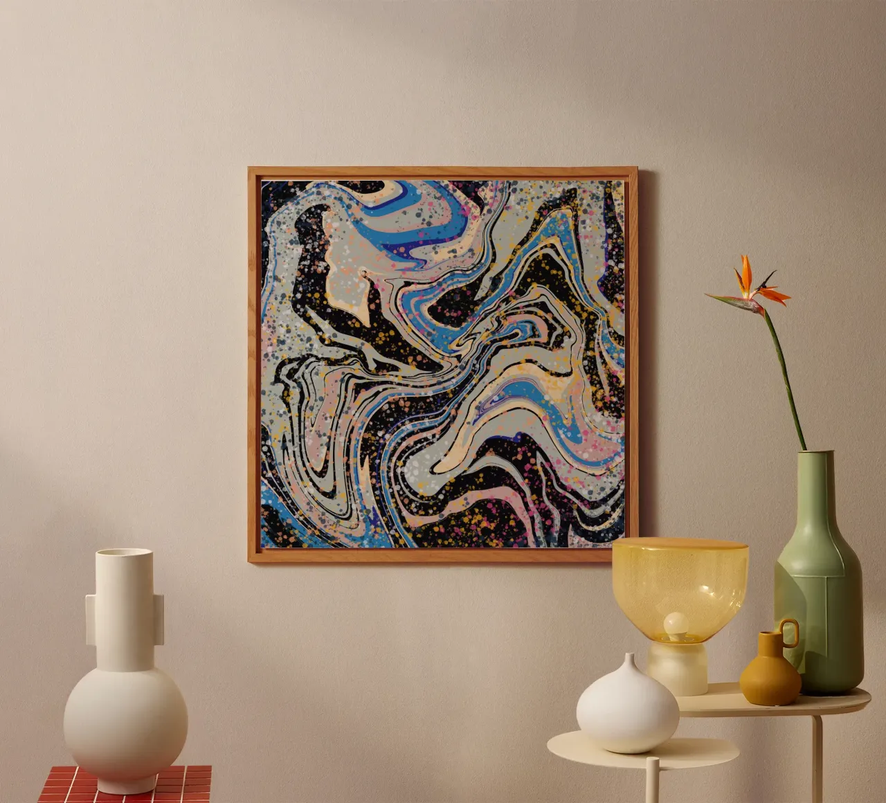 Marble flow forex plate by Little Dean