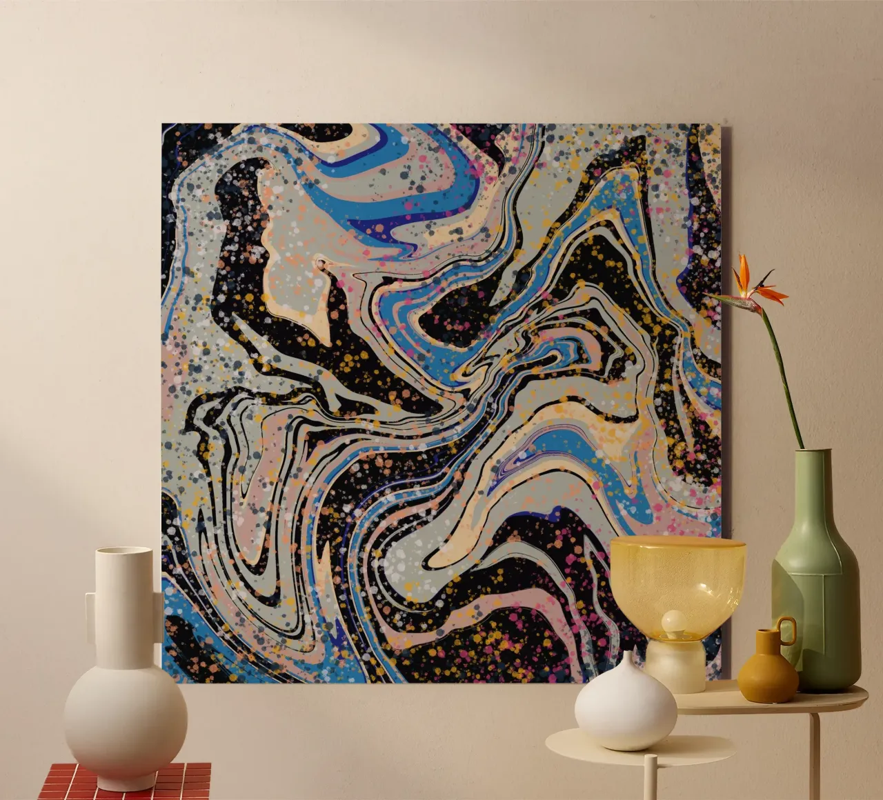 Marble flow forex plate by Little Dean