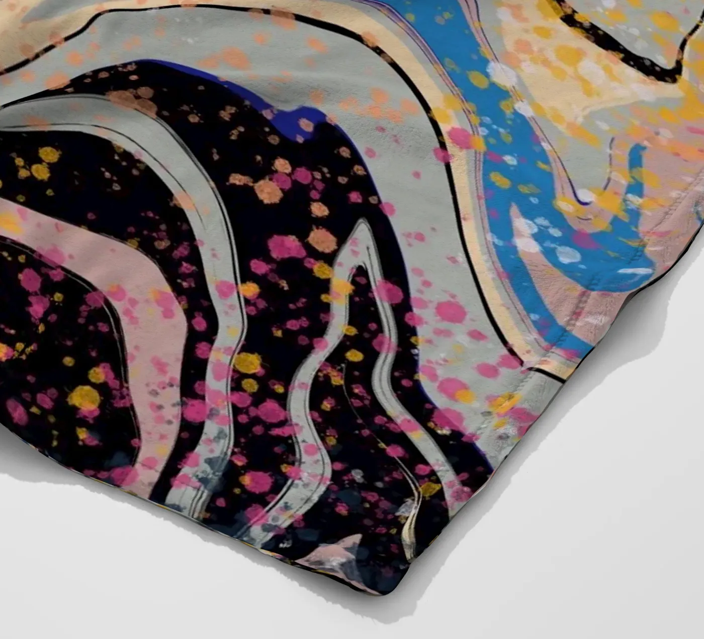 Marmer stroom fleecedeken van Little Dean