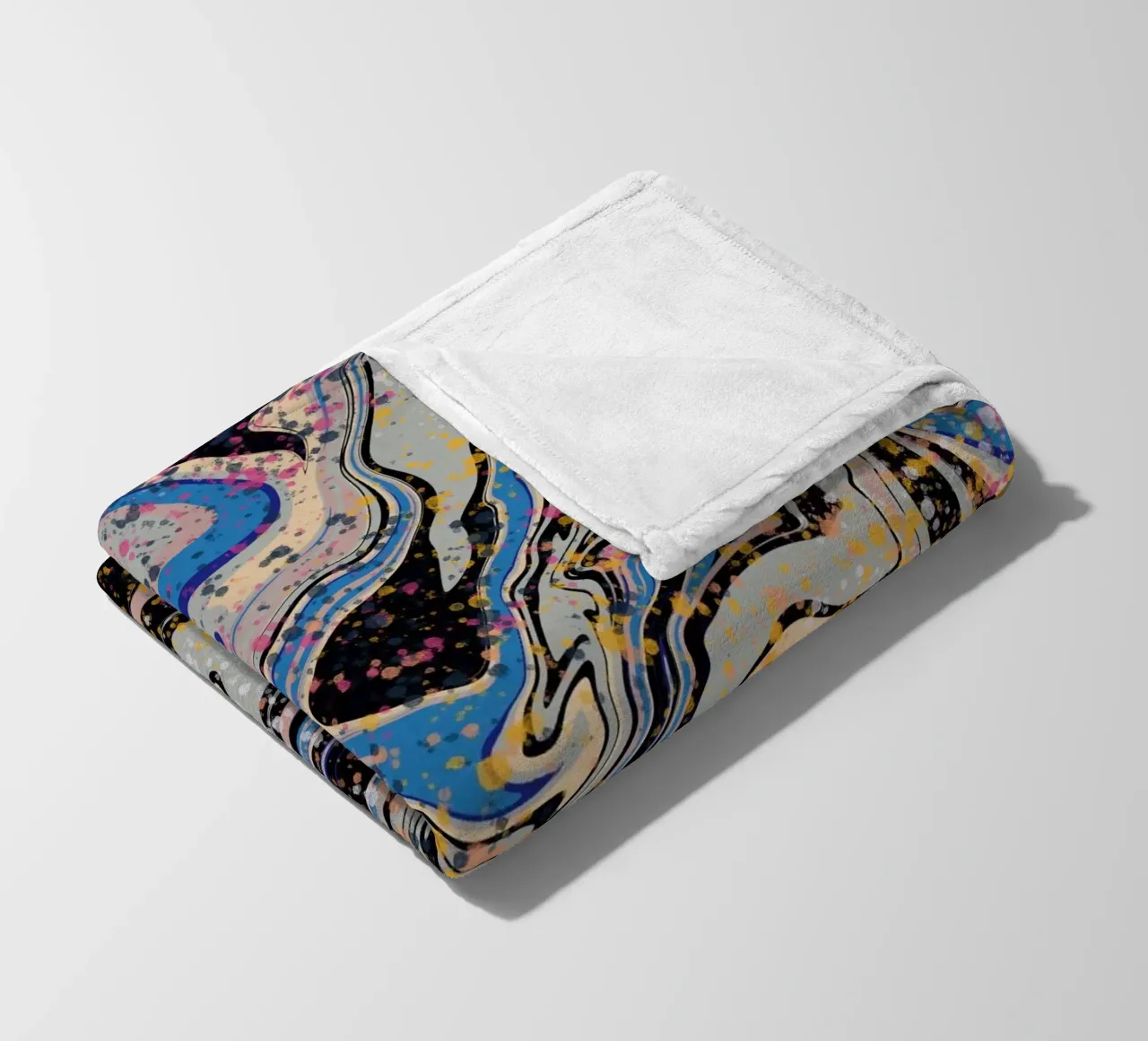 Marmorfluss Fleecedecke von Little Dean