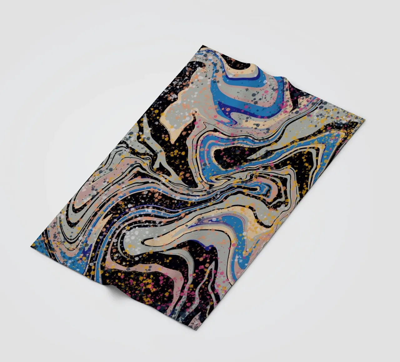 Marmorfluss Fleecedecke von Little Dean