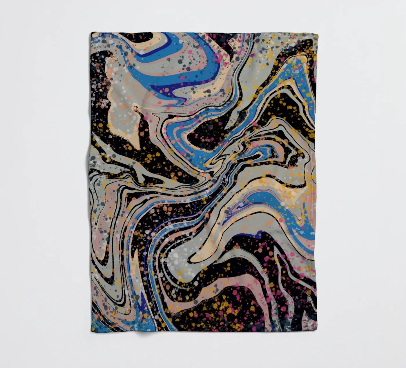 Marmer stroom fleecedeken van Little Dean