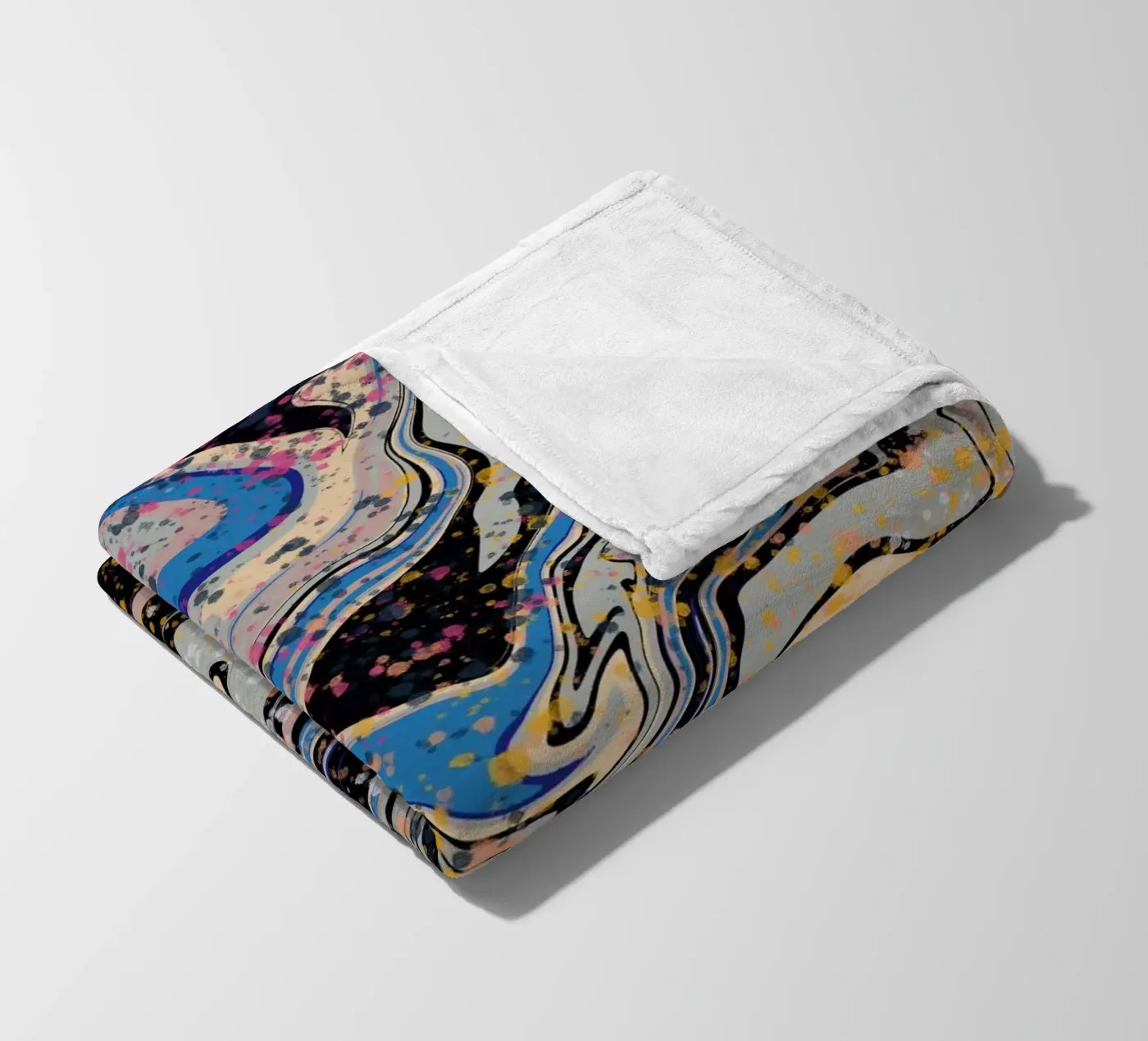 Marmer stroom fleecedeken van Little Dean