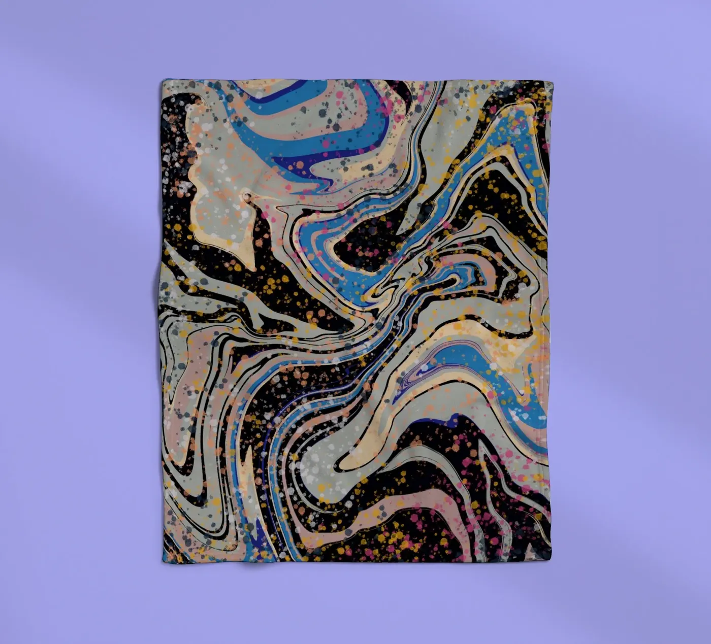 Marmer stroom fleecedeken van Little Dean