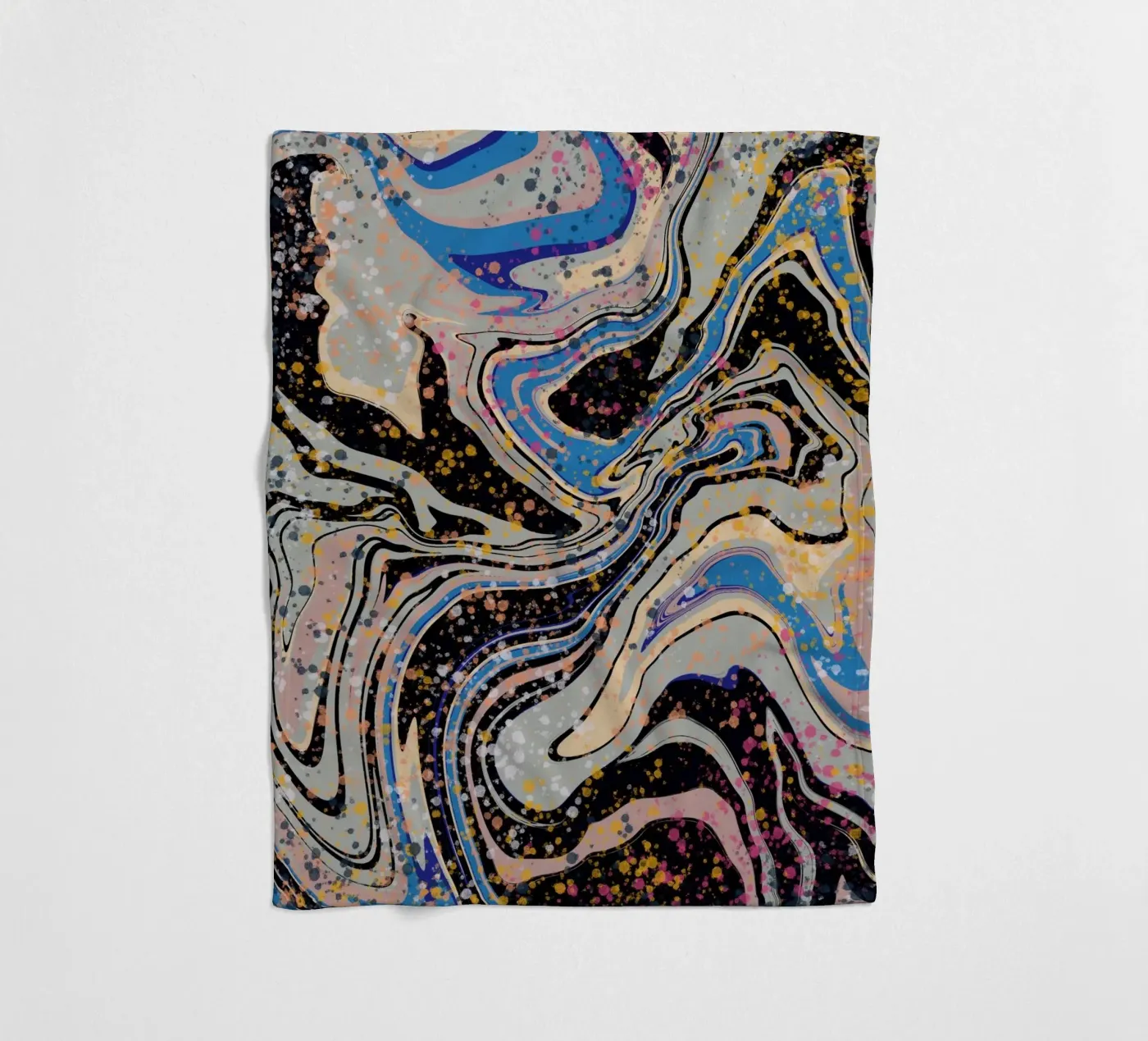 Marmer stroom fleecedeken van Little Dean