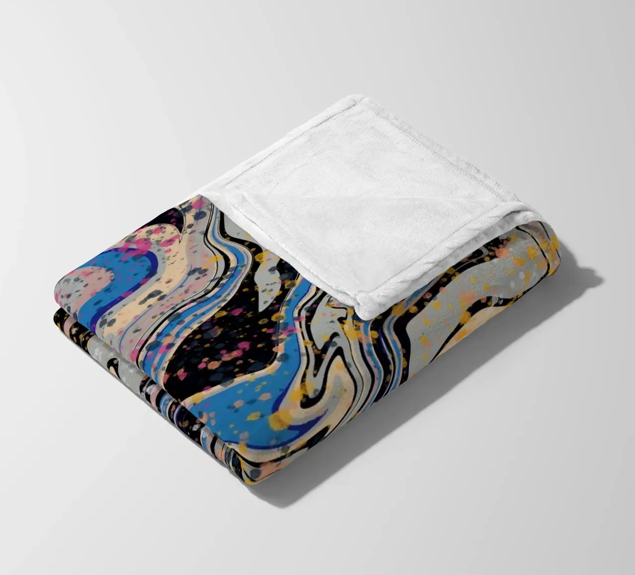 Marmorfluss Fleecedecke von Little Dean