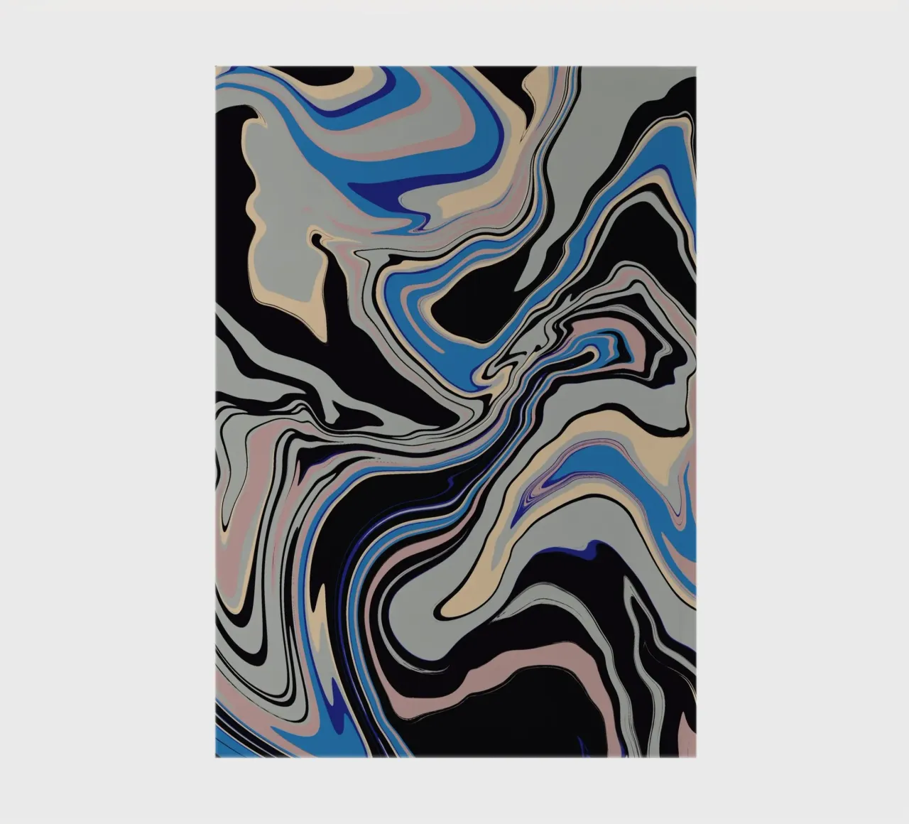 Marble flow 02 notebook by Little Dean