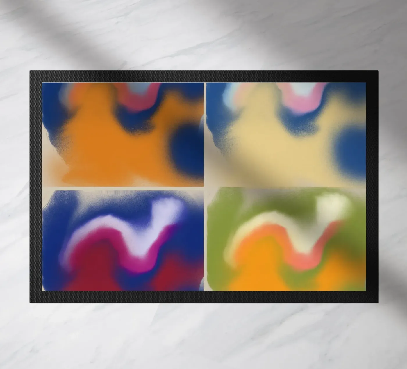 Fluidity square paillasson de Little Dean