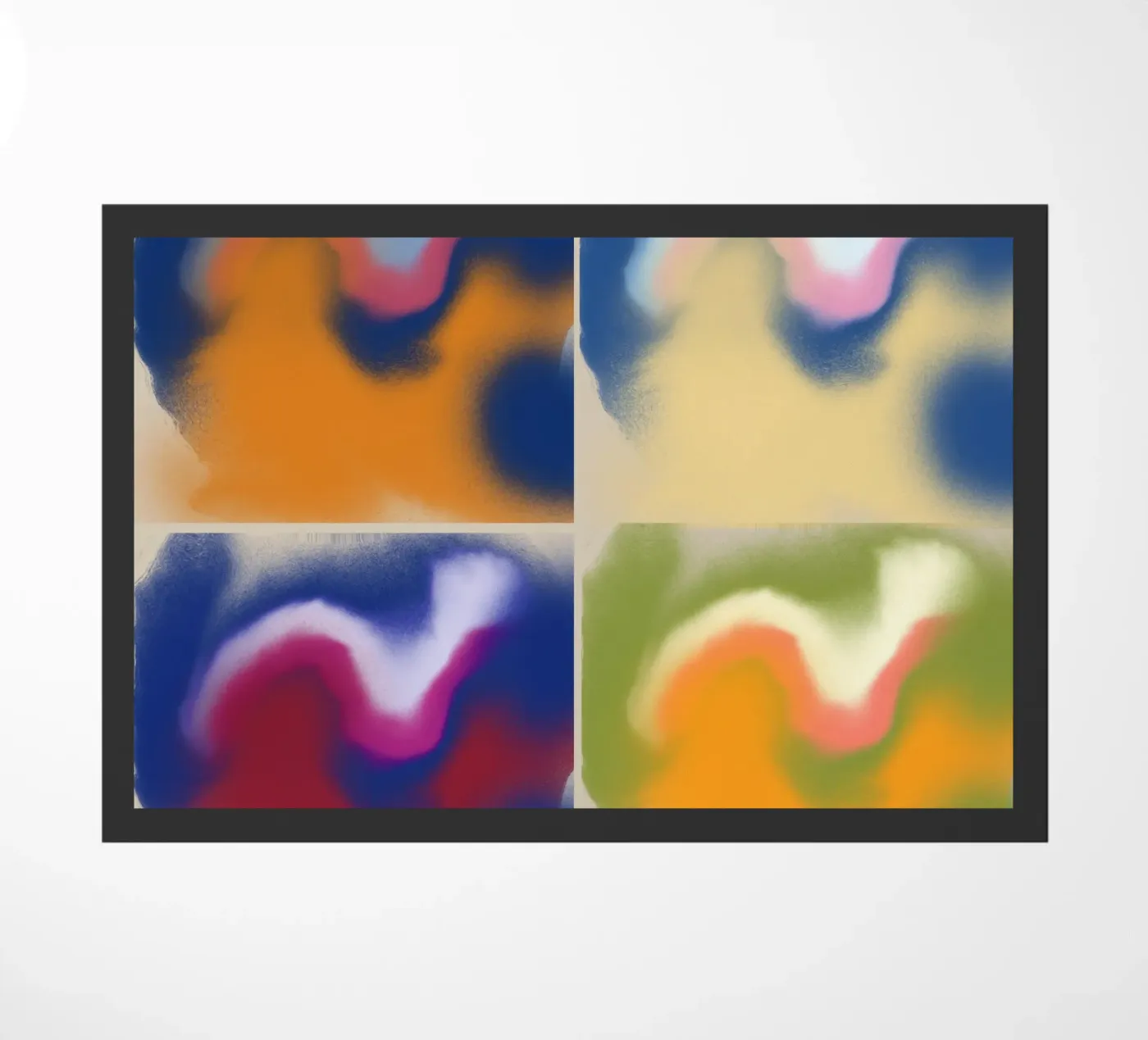 Fluidity square paillasson de Little Dean