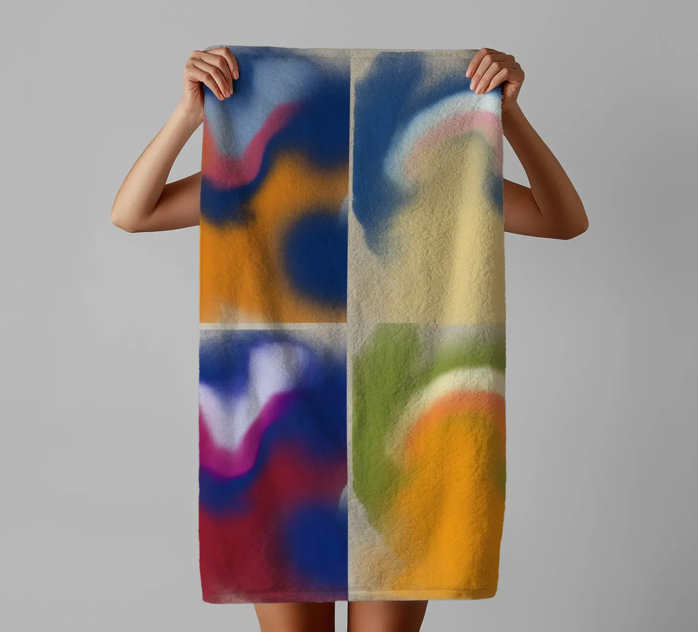 Fluidity square badhanddoek van Little Dean