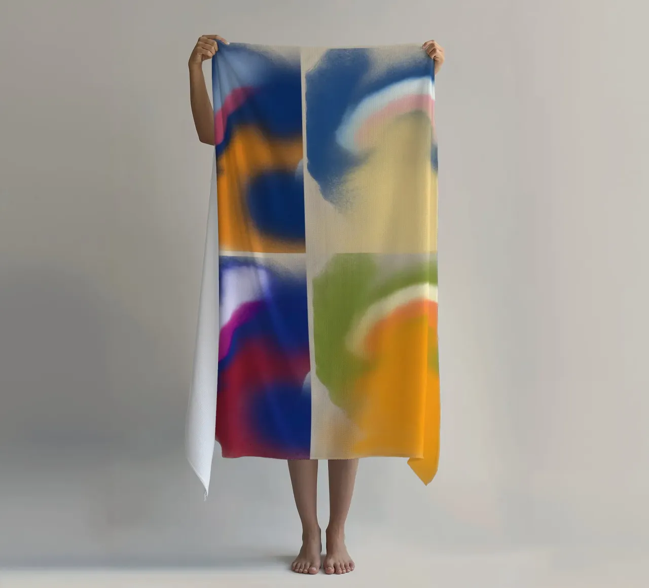 Vloeibaarheid vierkant strandhanddoek van Little Dean