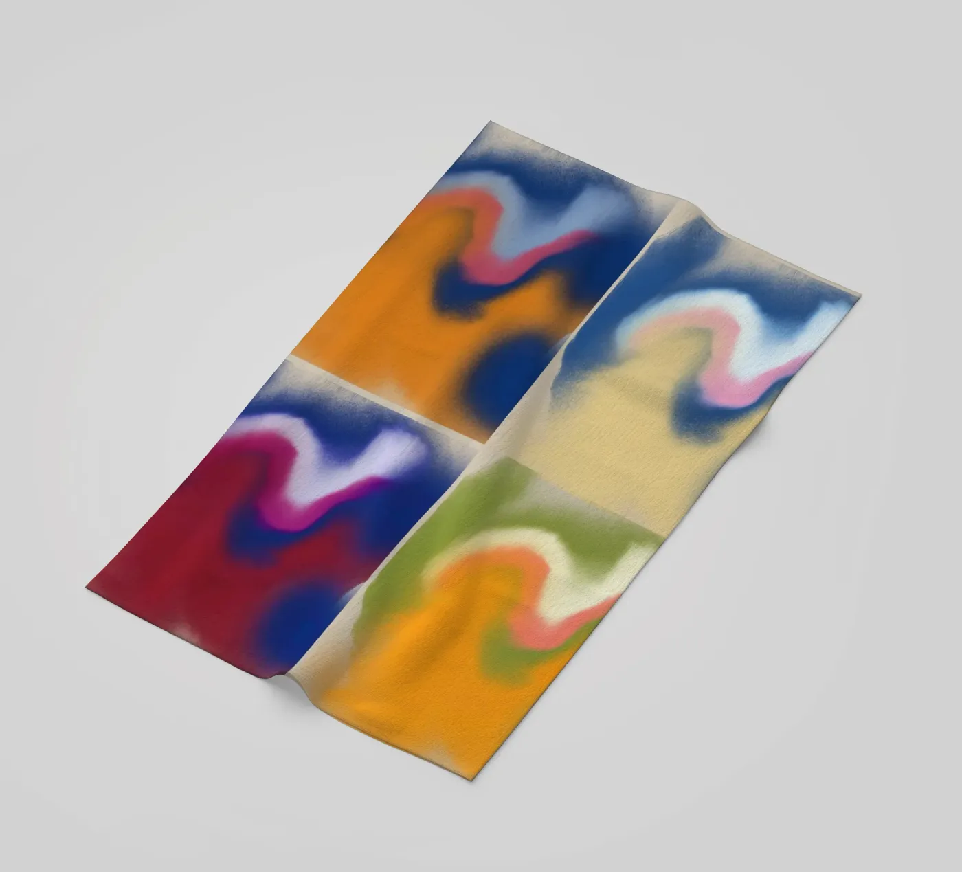 Fluidity square Strandtuch von Little Dean