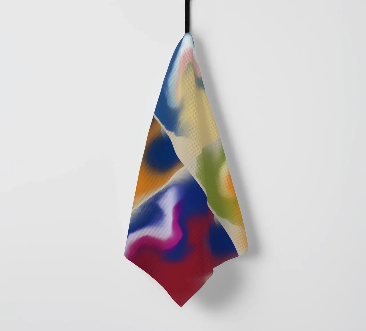 Fluidity square Geschirrtuch von Little Dean